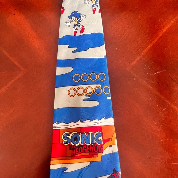 Sonic The Hedgehog - Men’s Tie - Vintage 1994 Official Sega Merchandise - Rare - Picture 4 of 10